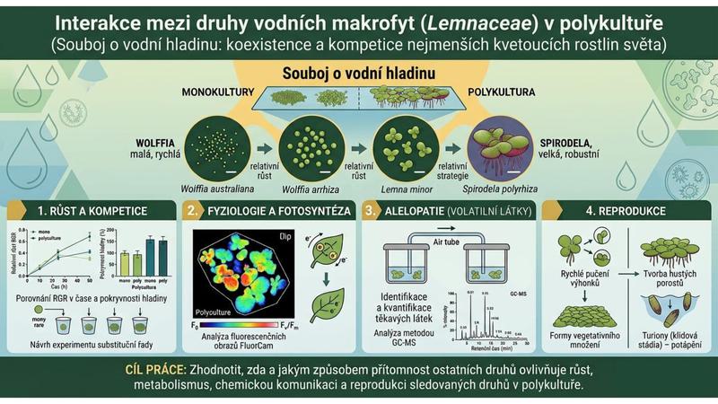 Souboj o vodní hladinu: Lemnaceae